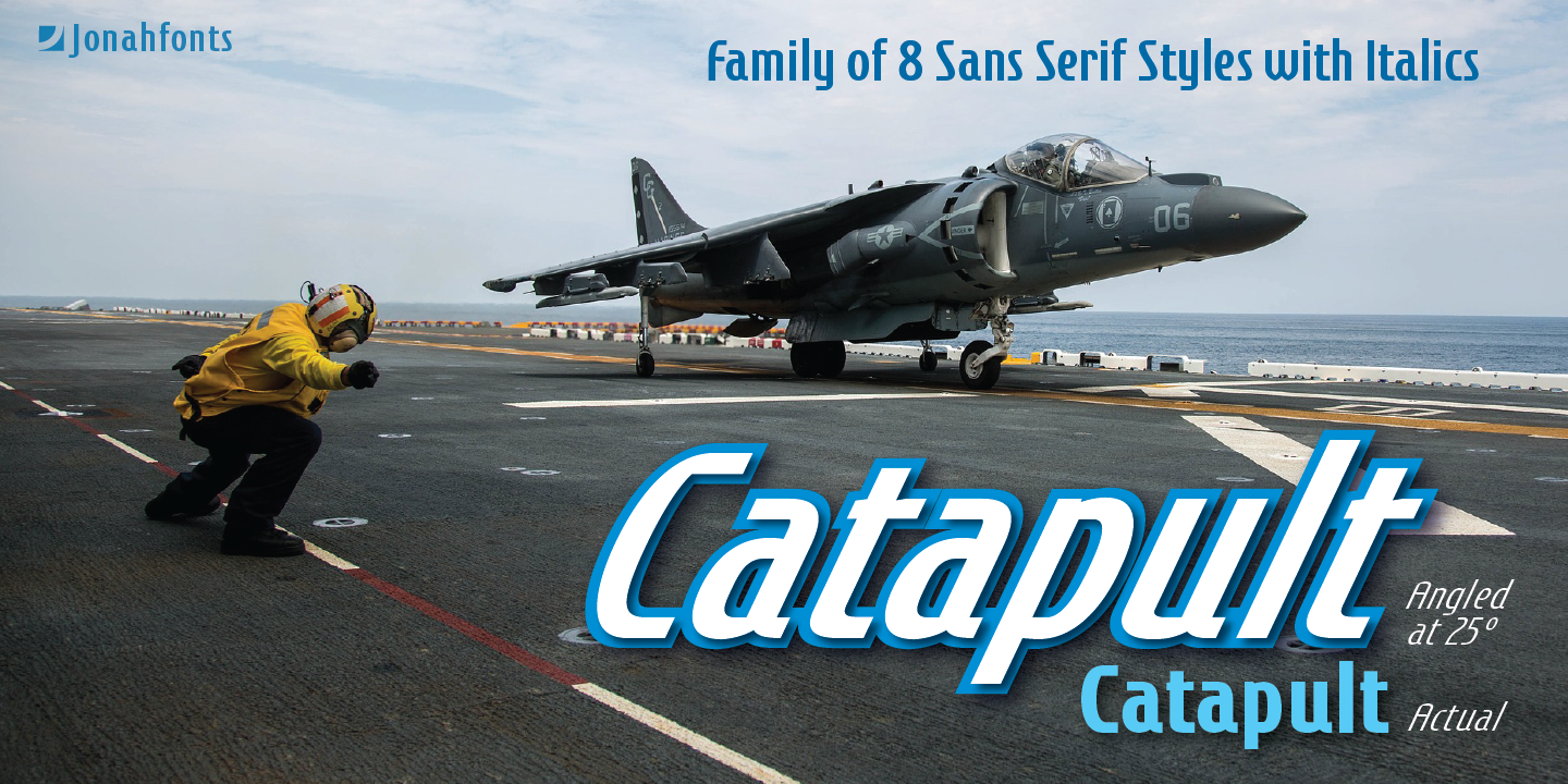 Пример шрифта Catapult Bold